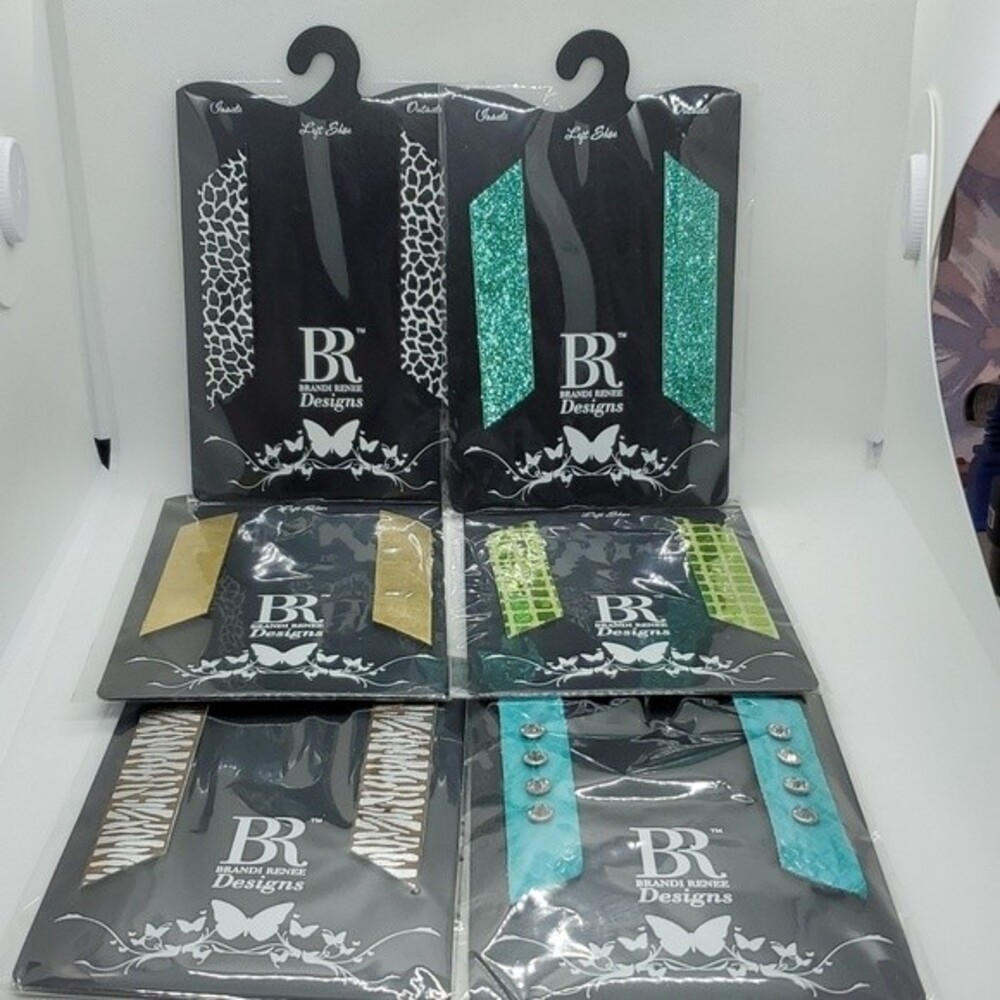 Brandi Renee Designs Interchangeable Flip Flop Straps Lot of 6